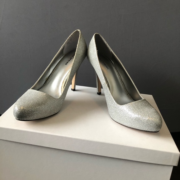 Spring silver sparkle heels - Picture 1 of 4